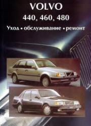 VOLVO 440, 460, 480 (1987-1992) бензиновые двигатели 1.7 и 1.8л